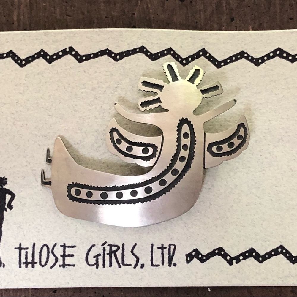 Silver Angel Brooch